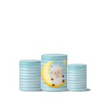 Trio Capas Cilindro Tema Ovelhinha Azul
