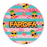 Painel Temático Farofa Rosa Veste Fácil C/ Elastico