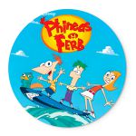 Painel Temático Phineas e Ferb Veste Fácil C/ Elástico