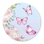 Painel Temático Borboletas Floral Veste Fácil C/ Elástico