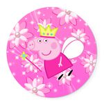 Painel Temático Peppa Pig Rosa Veste Fácil C/ Elástico