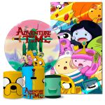 Trio Capas + Painéis Casado Tema Hora de Aventura Veste Fácil