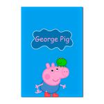 Painel Festa Retangular George Pig