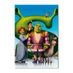 Painel Festa Retangular Tema Shrek