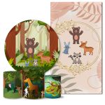Trio Capas + Painéis Casado Animais do Bosque Veste Fácil 
