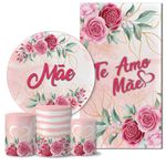 Trio Capas + Painéis Casado Tema Dia Das Mães 2 Veste Fácil C/ Elástico