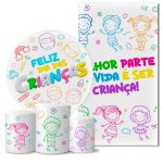 Trio Capas + Painéis Casado Dia das Crianças 7 Veste Fácil