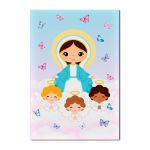 Painel Festa Retangular Virgem Maria Cute