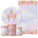 Trio Capas + Painéis Casado Unicórnio Floral Veste Fácil