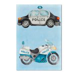 Painel Retangular Tema Policial Baby