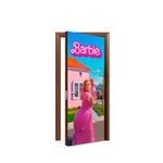 Capa de Porta Tema Barbie Plus Size