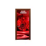Capa de Porta Tema Dia Dos Namorados Rosas Vermelhas