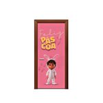 Capa de Porta Tema Feliz Pascoa