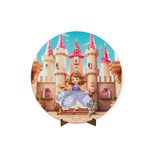 Painel Redondo 50x50 Princesinha Sofia