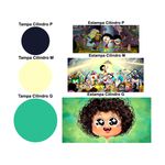 Trio Capas Cilindros + Painel Irmão do Jorel Veste Fácil