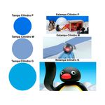 Trio Capas Cilindros + Painel Tema Pingu Veste Fácil 