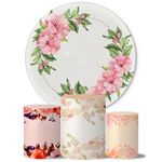 Trio Capas Cilindros + Painel Flores 2 Veste Fácil