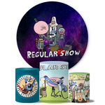 Trio Capas Cilindros + Painel Tema Apenas um Show Veste Fácil