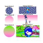 Trio Capas Cilindros + Painel Tema Amora Veste Fácil 