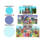 Trio Capas Cilindros + Painel Tema Dino Ranch Veste Fácil 