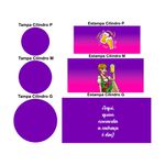 Trio Capas Cilindros + Painel Tema Boteco das Patroas Veste Fácil