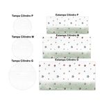 Trio Capas Cilindros + Painel Tema Circo 5