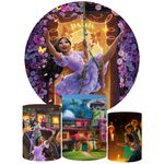 Trio Capas Cilindros + Painel Tema Isabela Encanto Veste Fácil