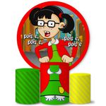 Trio Capas Cilindros + Painel Tema Chiquinha Veste Fácil