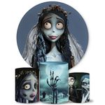 Trio Capas Cilindros + Painel Tema Noiva Cadáver Veste Fácil