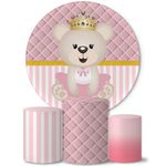 Trio Capas Cilindros + Painel Tema Ursinhos 9 Veste Fácil