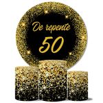 Trio Capas Cilindros + Painel Tema De Repente 50 Veste Fácil 