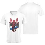 Camiseta Premium Homem Aranha Branca