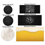 Trio Capas Cilindros + Painel Tema Churrasco Veste Fácil