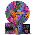 Trio Capas Cilindros + Painel Tema Resenha Veste Fácil 