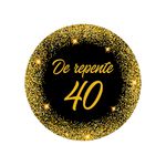 Painel Temático De Repente 40 Veste Fácil C/ Elástico