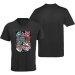 Camiseta Premium Personagens Preta