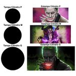 Trio Capas Cilindros + Painel Tema Coringa Veste Fácil