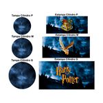 Trio Capas Cilindros + Painel Tema Harry Potter Veste Fácil