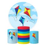 Trio Capas Cilindros + Painel Tema Pipas Veste Fácil C/ Elástico