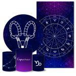 Trio Capas + Painéis Casado Tema Signo Capricórnio Veste Fácil
