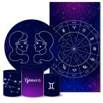 Trio Capas + Painéis Casado Tema Signo Gêmeos Veste Fácil