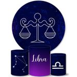 Trio Capas Cilindros + Painel Tema Signo Libra Veste Fácil