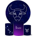 Trio Capas Cilindros + Painel Tema Signo Touro Veste Fácil