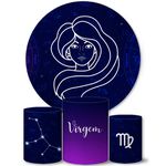 Trio Capas Cilindros + Painel Tema Signo Virgem Veste Fácil