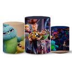 Trio Capas Cilindros Tema Toy Story 4 Veste Fácil C/ Elástico 