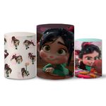 Trio Capas Cilindros Tema Vanellope Veste Fácil C/ Elastico