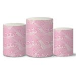 Trio Capas Cilindros Tema Boneca Kokeshi Veste Fácil C/ Elástico