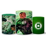 Trio Capas Cilindros Lanterna Verde Veste Fácil C/ Elástico