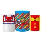 Trio Capas Cilindros Tema Patati Patata Veste Fácil C/ Elástico