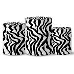 Trio Capas Cilindros Tema Zebra Veste Fácil C/ Elástico